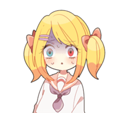 Unstable high school girls sticker #2966614