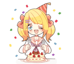 Unstable high school girls sticker #2966618