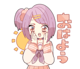 Unstable high school girls sticker #2966621