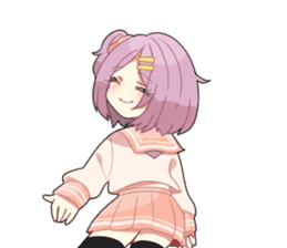 Unstable high school girls sticker #2966625