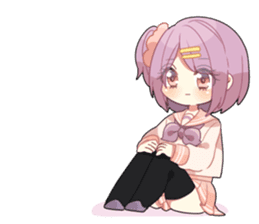 Unstable high school girls sticker #2966627