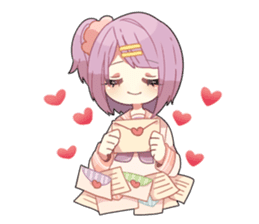 Unstable high school girls sticker #2966630