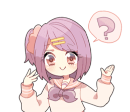 Unstable high school girls sticker #2966631