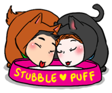 Stubble & Puff sticker #2966648