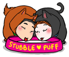 Stubble & Puff sticker #2966648