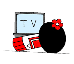 wooden doll female high school student sticker #2967018