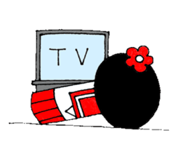 wooden doll female high school student sticker #2967018