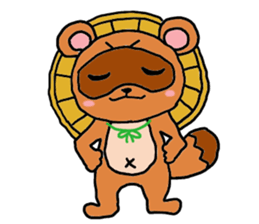 tanukici sticker #2967086