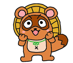 tanukici sticker #2967094