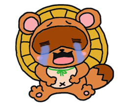 tanukici sticker #2967107