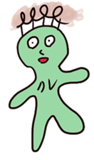kurekure alien sticker #2967115