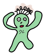 kurekure alien sticker #2967116