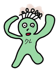 kurekure alien sticker #2967116
