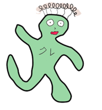 kurekure alien sticker #2967117