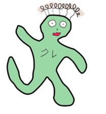 kurekure alien sticker #2967117