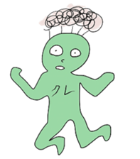 kurekure alien sticker #2967121