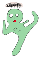 kurekure alien sticker #2967125
