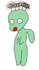 kurekure alien sticker #2967126