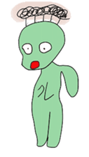 kurekure alien sticker #2967126
