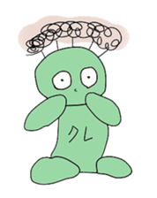 kurekure alien sticker #2967127