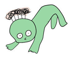 kurekure alien sticker #2967130