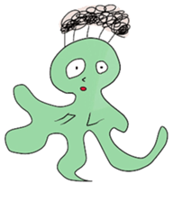 kurekure alien sticker #2967131