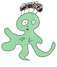 kurekure alien sticker #2967131