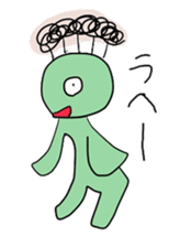 kurekure alien sticker #2967133