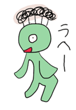 kurekure alien sticker #2967133