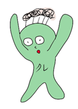 kurekure alien sticker #2967134