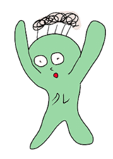kurekure alien sticker #2967134