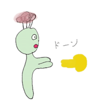 kurekure alien sticker #2967135