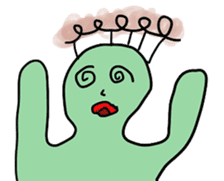 kurekure alien sticker #2967136