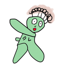 kurekure alien sticker #2967139