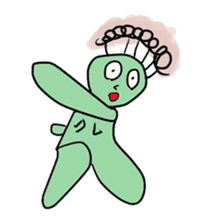 kurekure alien sticker #2967139