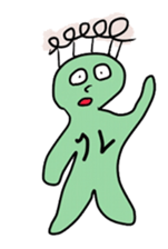 kurekure alien sticker #2967144