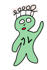 kurekure alien sticker #2967144