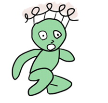 kurekure alien sticker #2967145