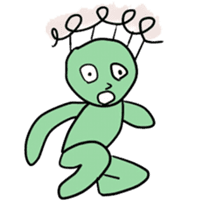 kurekure alien sticker #2967145