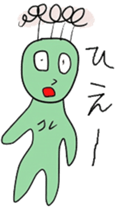 kurekure alien sticker #2967150