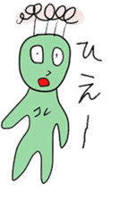 kurekure alien sticker #2967150