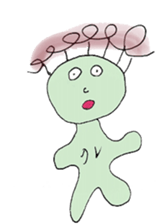 kurekure alien sticker #2967152