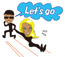 Man who wore sunglasses sticker #2967476