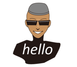 Man who wore sunglasses sticker #2967477