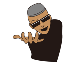 Man who wore sunglasses sticker #2967481