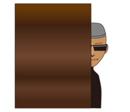 Man who wore sunglasses sticker #2967486