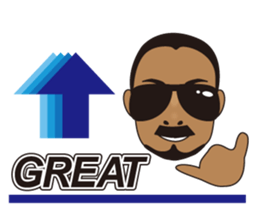 Man who wore sunglasses sticker #2967488