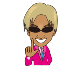 Man who wore sunglasses sticker #2967501