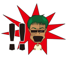 Man who wore sunglasses sticker #2967509