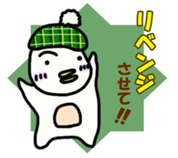 Fun chicken and chick sticker #2967551